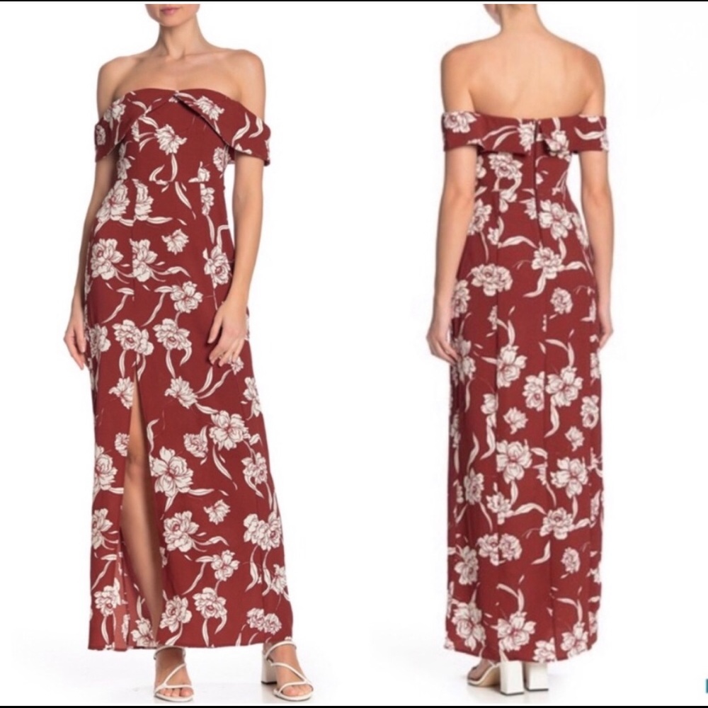 Anthropologie Show Me Your Mumu Red Floral Dress